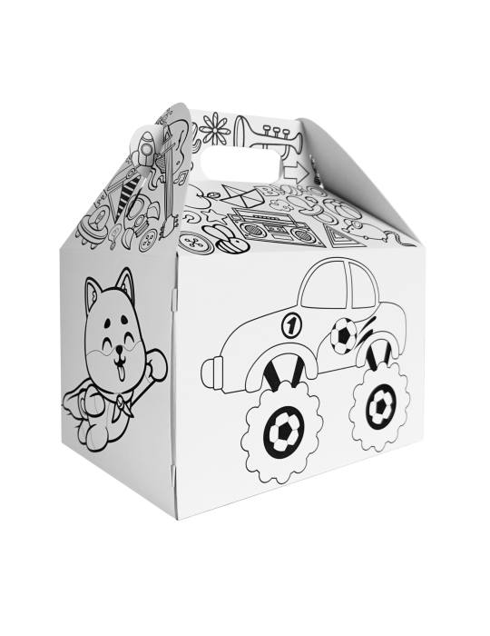Box Lunch Draw Box con Crayones Incluidos