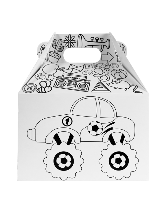 Box Lunch Draw Box con Crayones Incluidos