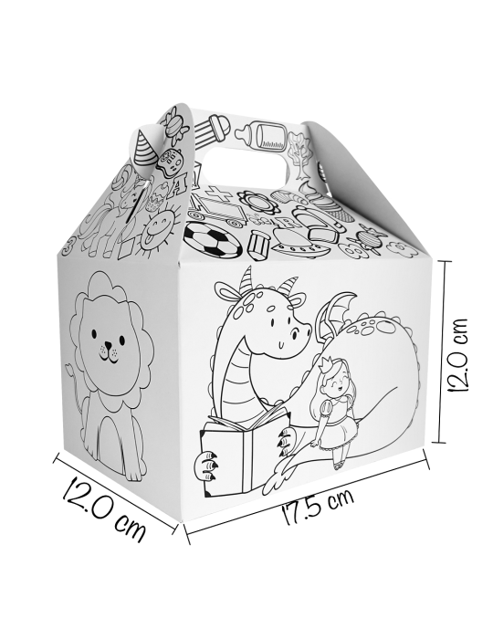 Box Lunch Draw Box con Crayones Incluidos