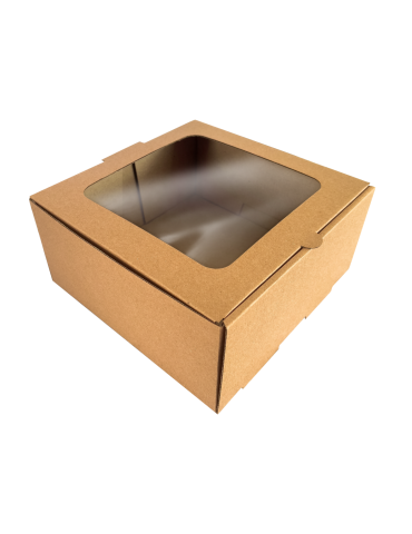 Caja De Cartón Mailbox Grande Con Ventana De Acetato