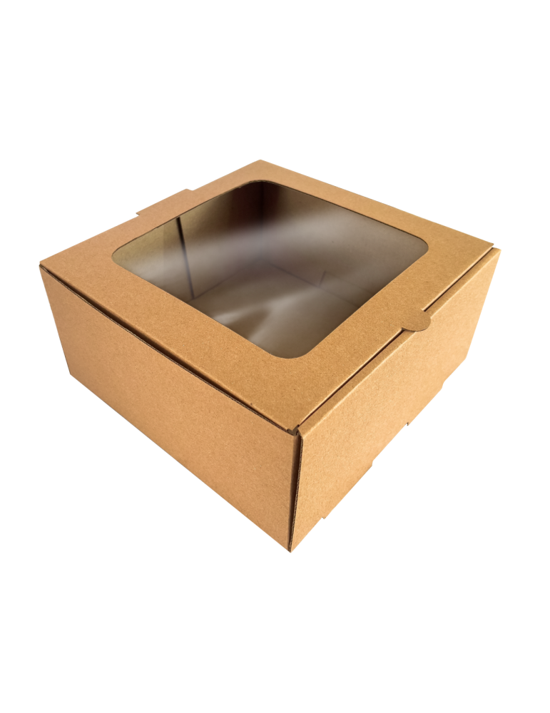 Caja De Cartón Mailbox Grande Con Ventana De Acetato