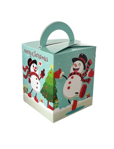 Cajas Con Asa Para Dulces Navideñas