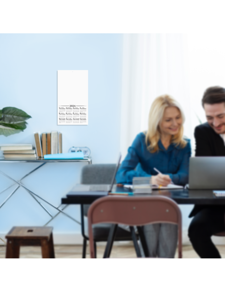 Calendario 2025 De Pared Para Sublimar Acabado Brillante