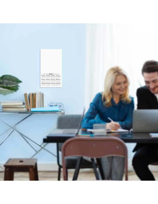 Calendario 2025 De Pared Para Sublimar Acabado Brillante