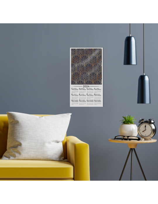 Calendario 2025 De Pared Para Sublimar Acabado Brillante