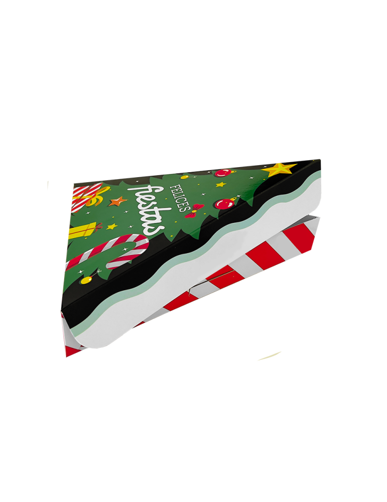 Caja Triangular para Regalo Navideño