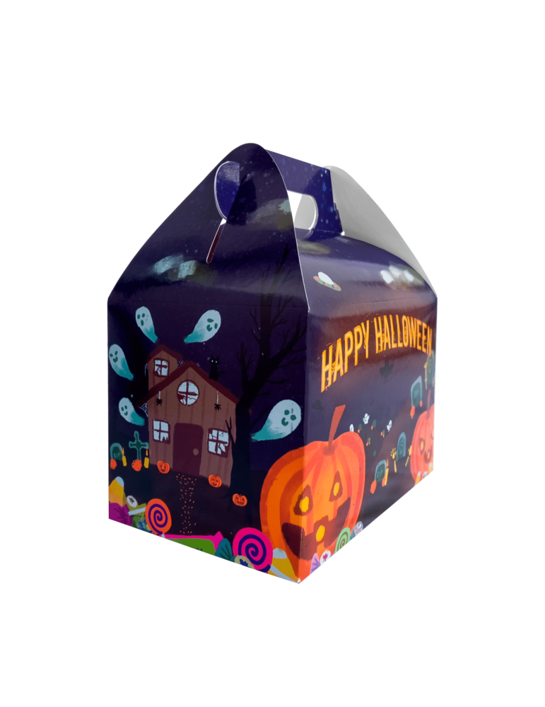 Caja Tipo Box Lunch  Halloween - Día de Muertos