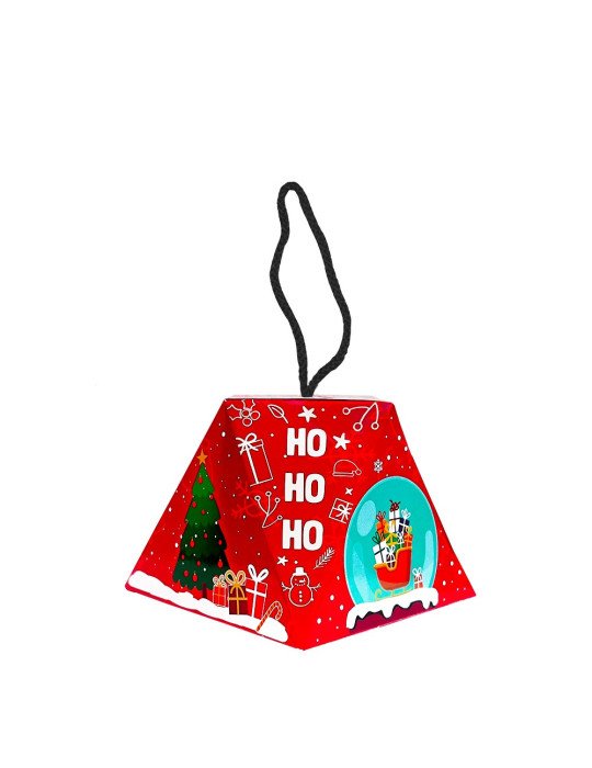 Dulcero Navidad Ocho Caras Base Cuadrada