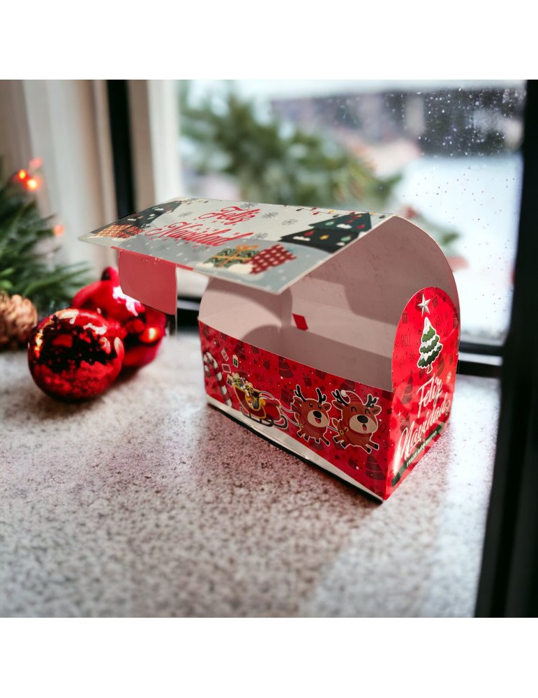 Caja Dulcero Buzón Navideño