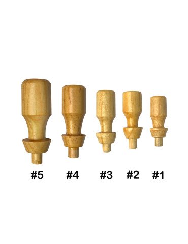 Puños Para Sellos de Madera