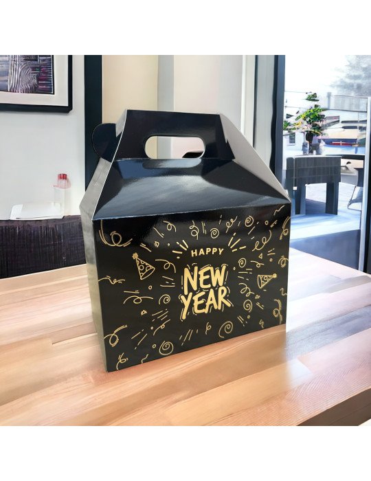 Caja Tipo Box Lunch Happy New Year