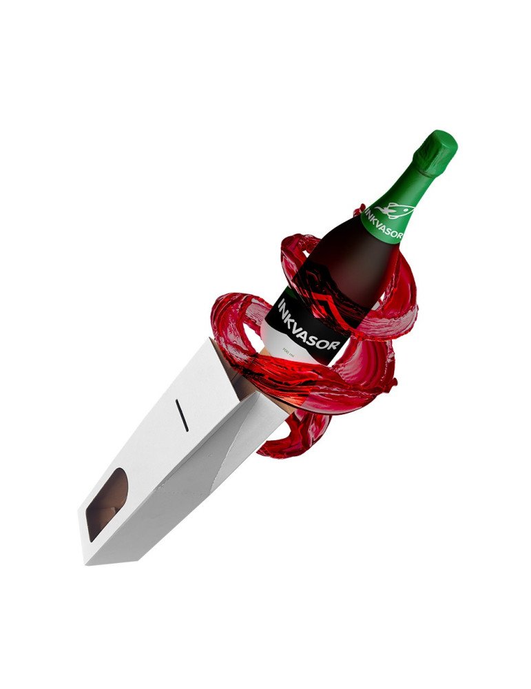 Caja de Cartón Para Botella de Vino