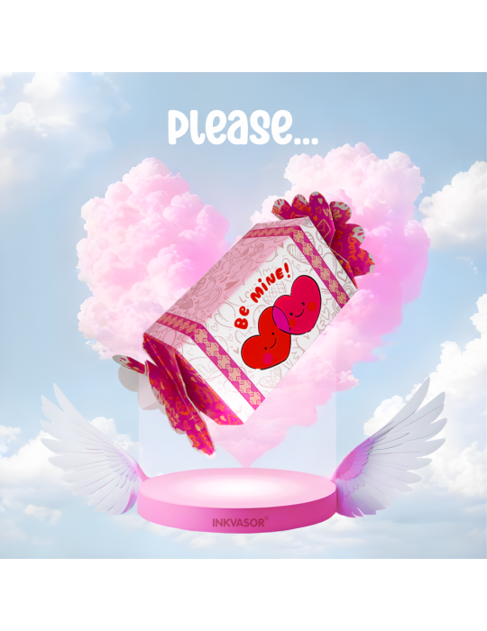 Caja Tipo Dulce San Valentín Dos Diseños