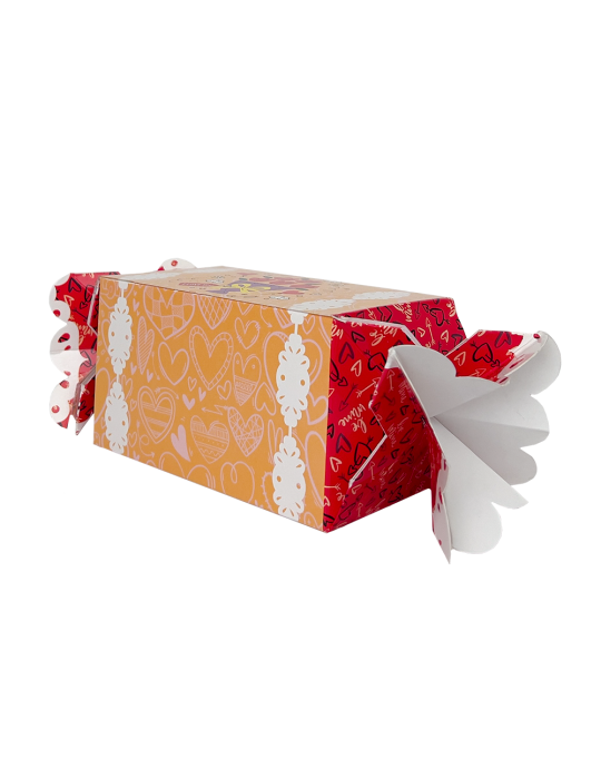 Caja Tipo Dulce San Valentín Dos Diseños