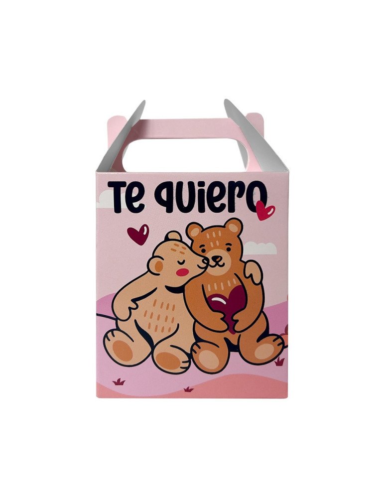 Caja Tipo Mini Box Lunch San Valentín