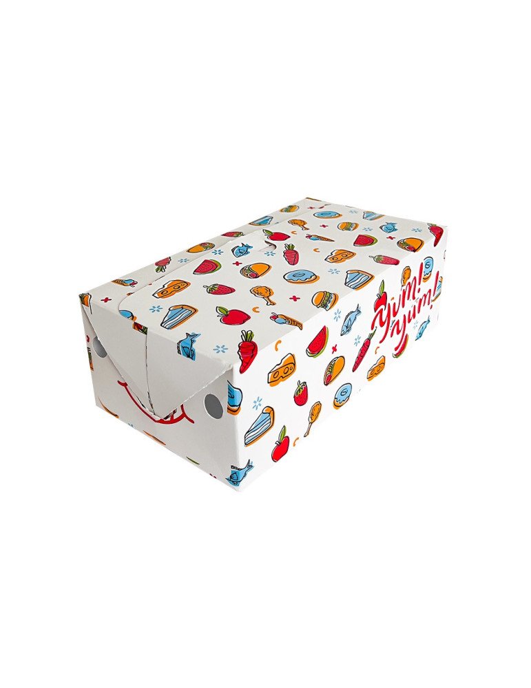 Caja Para Snacks Diseño Yum Yum