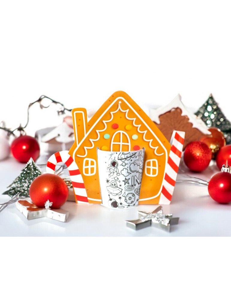 Caja Tipo Asa / Blister Para Taza Diseños Navideños