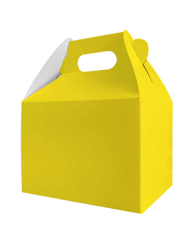 Caja Mediana Tipo Box Lunch de Colores