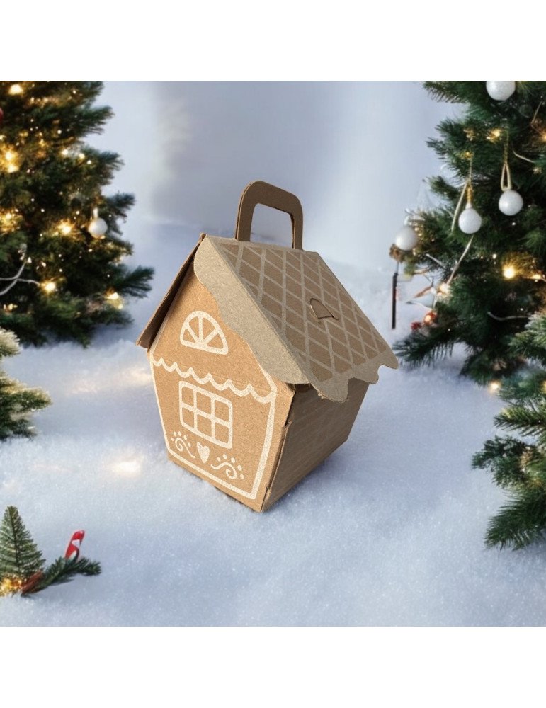 Mini Box Lunch Kraft Casa de Jengibre