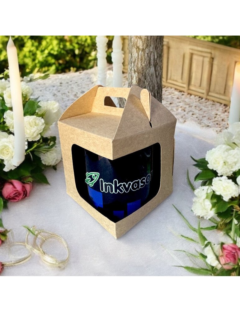 Caja Con Asas y Ventana Para Taza De 11 Oz