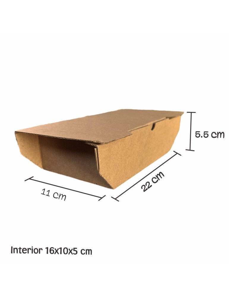 Caja de Cartón Para Snacks y Alimentos, con papel