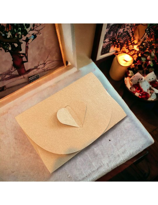 Sobre Corazón Kraft Para Toda Ocasión