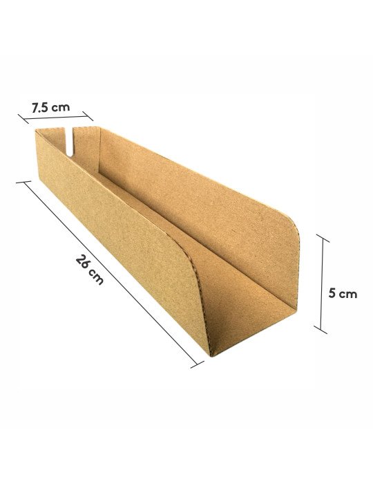 Caja De Cartón Para Elotes, Banderillas, Con Papel Grado Alimenticio