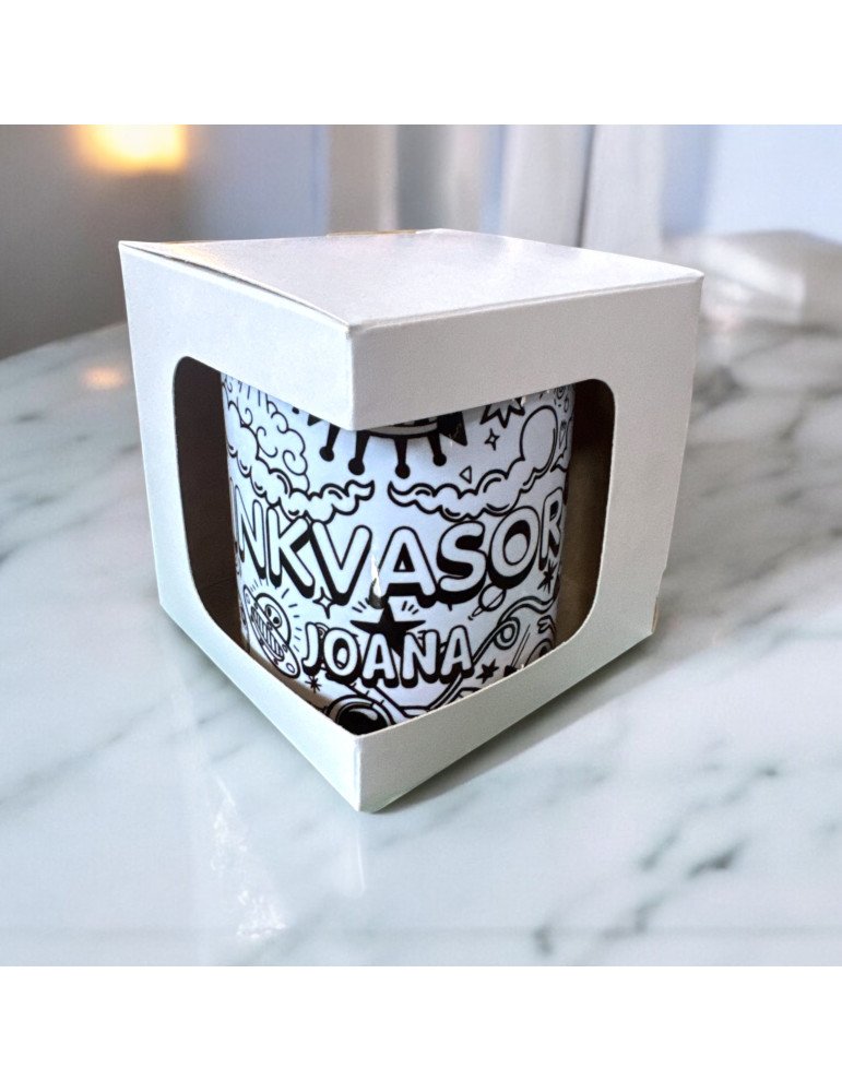 Caja Para Taza De 11 Oz Con Ventana