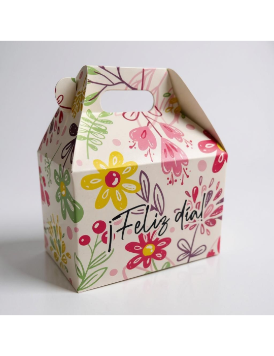 Caja Tipo Box Lunch Mediana Floral
