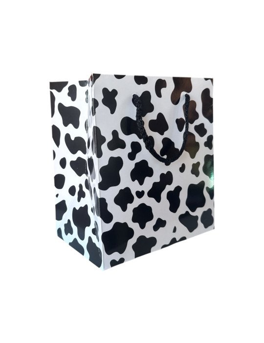 Bolsa Tipo Boutique con Cordón Diseño Vaca