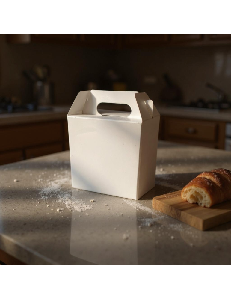 Caja Nano Tipo Box Lunch Color Blanco