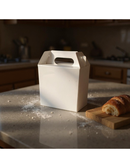 Caja Nano Tipo Box Lunch Color Blanco