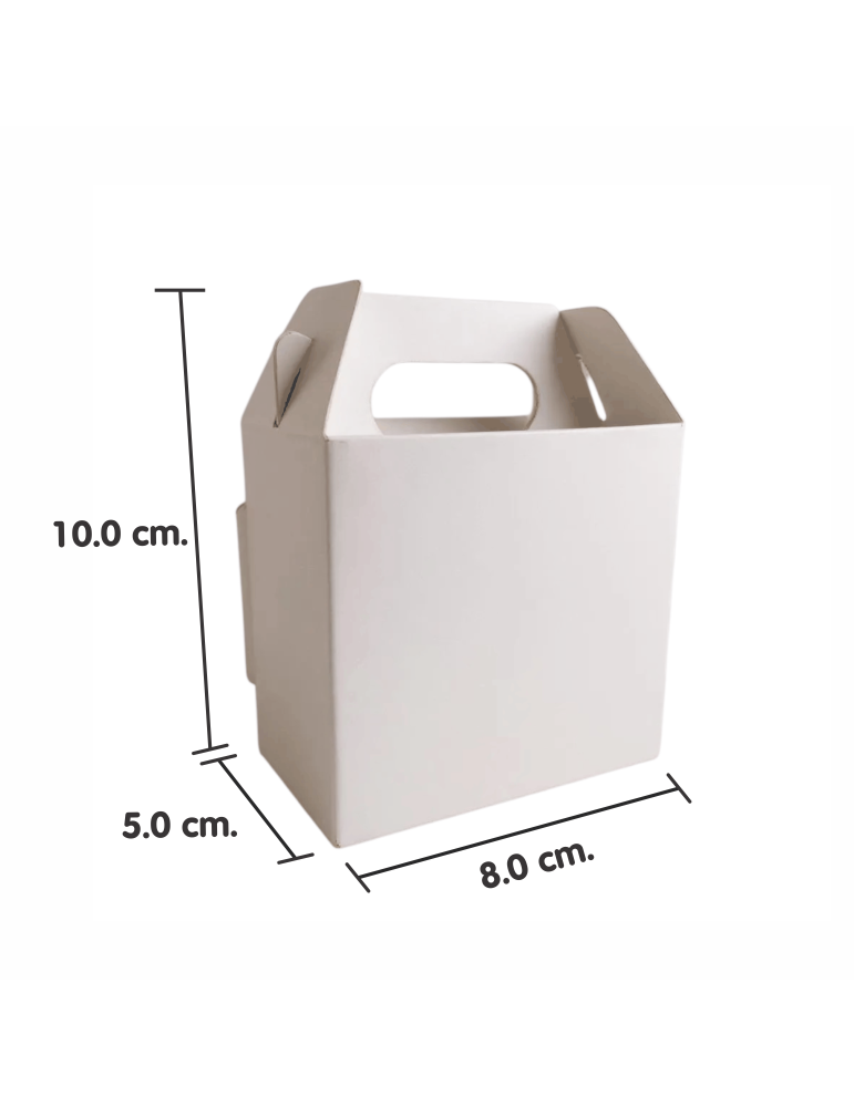 Caja Nano Tipo Box Lunch Color Blanco
