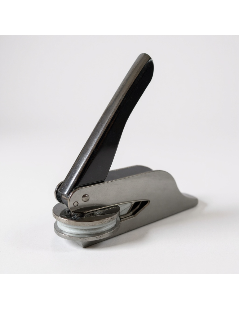 Sello Seco Económico Personalizado Inkvasor 4cm Diámetro