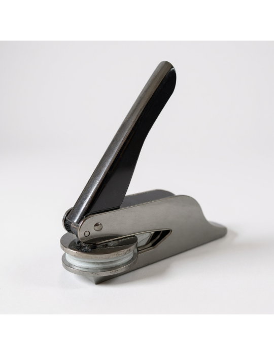 Sello Seco Económico Personalizado Inkvasor 4cm Diámetro