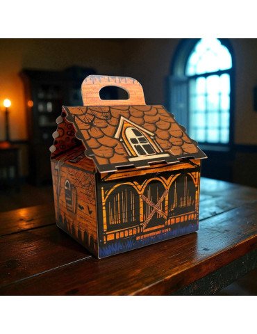Caja Tipo Box Lunch Mini Casa Embrujada 2