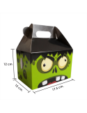 Caja Tipo Box Lunch Halloween Frankenstein