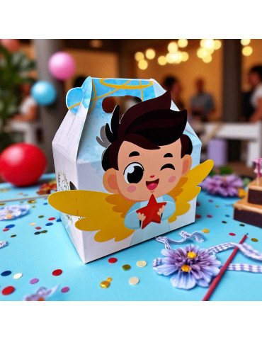 Caja Tipo Box Lunch Diseño Bautizo 2