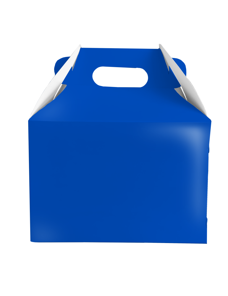 Caja Mediana Tipo Box Lunch de Colores