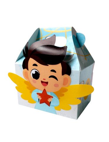 Caja Tipo Box Lunch Diseño Bautizo
