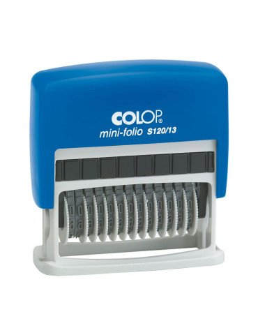 Mini Sello Numerador Autoentintable 13 Dígitos 4mm