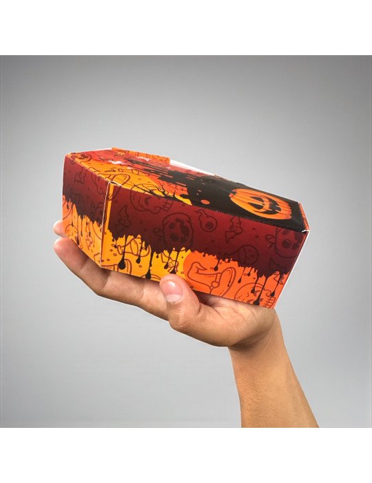 Caja Tipo Dulcero Diseño Ataúd Halloween