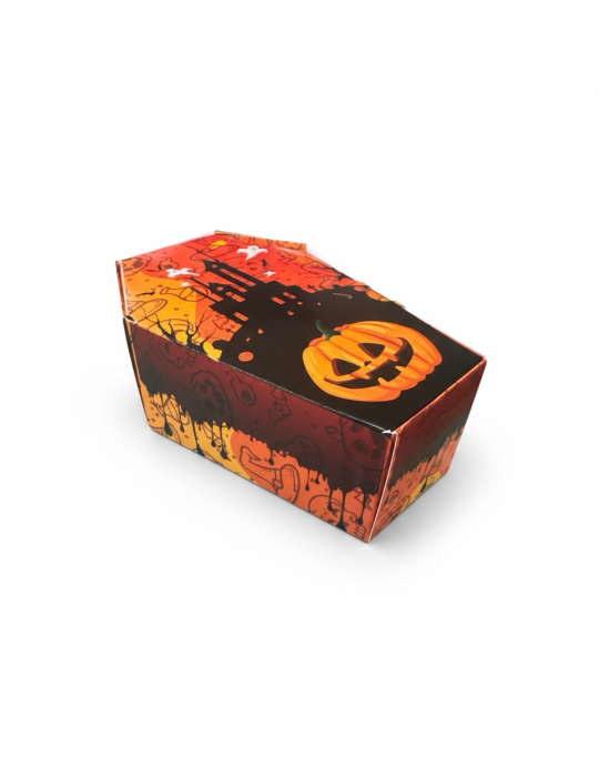 Caja Tipo Dulcero Diseño Ataúd Halloween