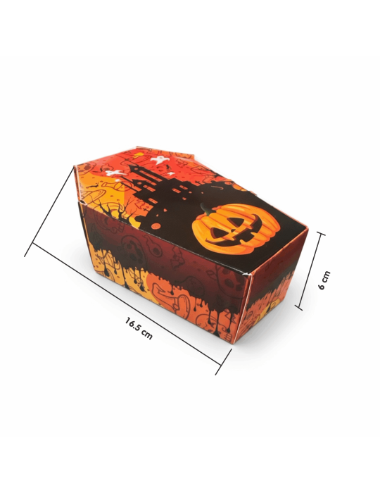 Caja Tipo Dulcero Diseño Ataúd Halloween