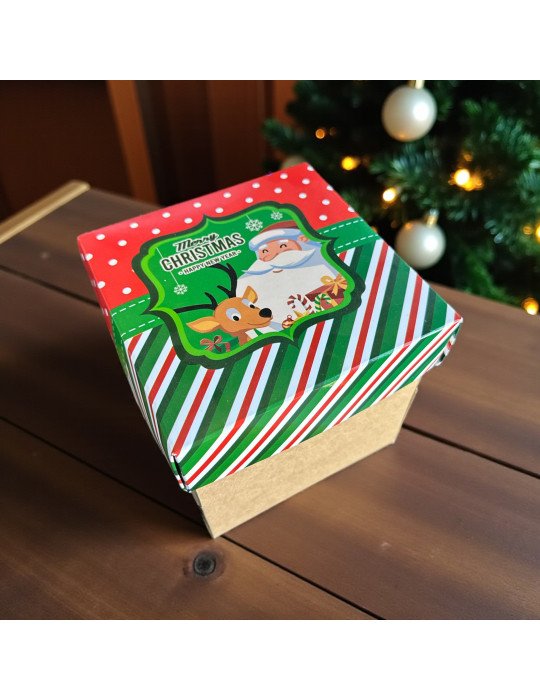 Caja Cuadrada Con Tapa Para Regalo