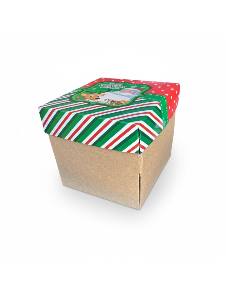 Caja Cuadrada Con Tapa Para Regalo