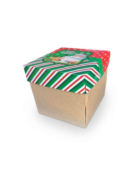Caja Cuadrada Con Tapa Para Regalo