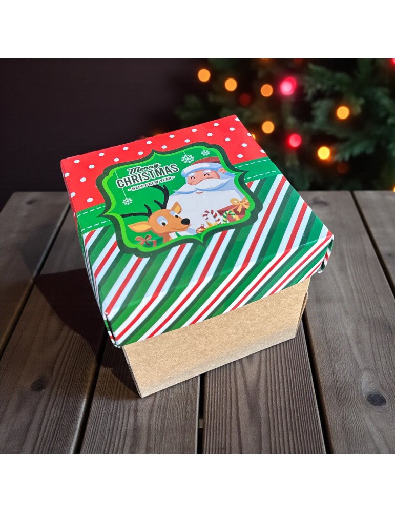 Caja Cuadrada Con Tapa Para Regalo