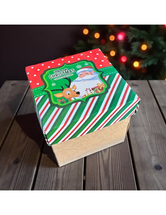 Caja Cuadrada Con Tapa Para Regalo