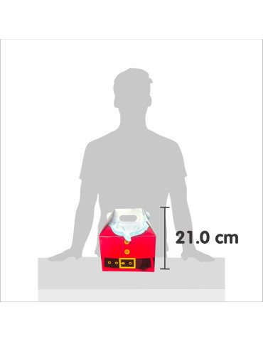 Caja Tipo Box Lunch Santa Claus 2